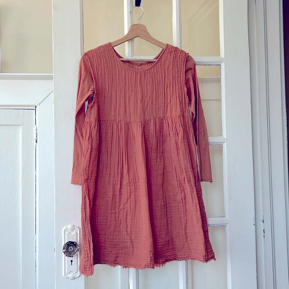 Nico Nico Kids Dress in Rust